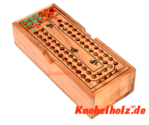 Horse Racing Gioco in legno con dadi per 2 persone