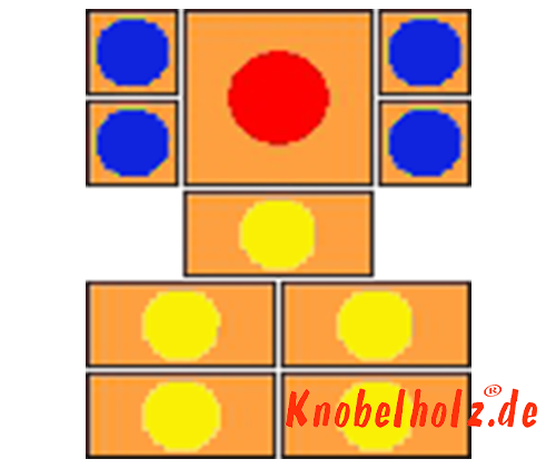 Khun Pan Startvariante mit 32 Schritten samena wooden puzzle