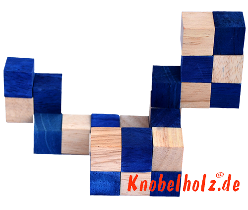 Snake cube solution du cube de serpent bleu de la boîte de niveau 6 Étape 3 du guide du puzzle Snake cube solution du cube de serpent bleu de la boîte de niveau 6 Étape 3 du guide du puzzle