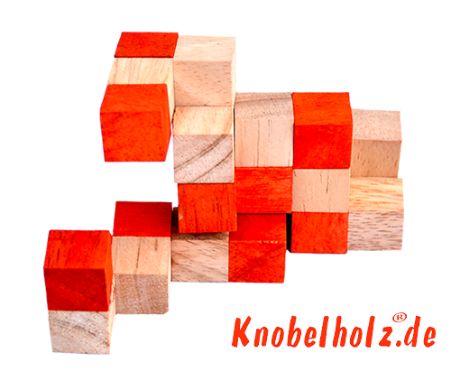 snake cube level box solution orange step 6 from solution for the snake cube wooden puzzle