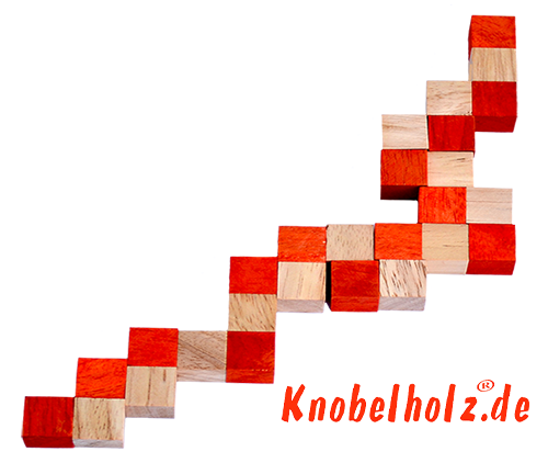snake cube level box solution orange step 1 from solution for the snake cube wooden puzzle