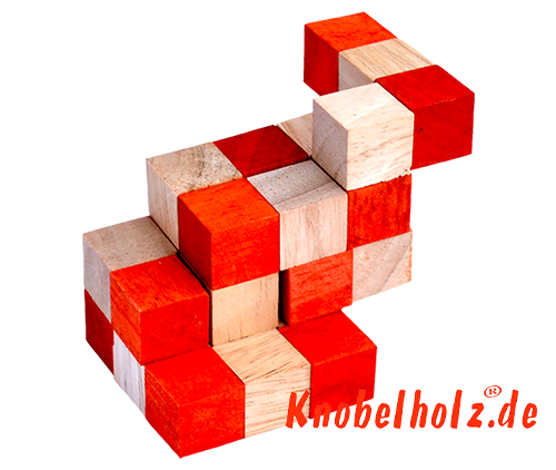 snake cube level box solution orange step 11 from solution for the snake cube wooden puzzle