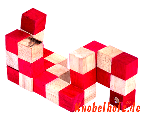 snake cube level box Anleitung roter Schlangenwürfel Schritt 6 der Lösung snake cube level box Anleitung roter Schlangenwürfel Schritt 6 der Lösung