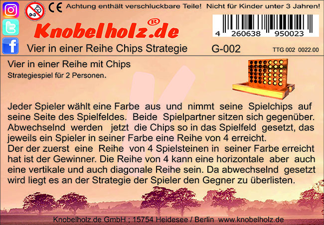 Spielanleitung, Lösung Vier in einer Reihe Chips download or print pdf