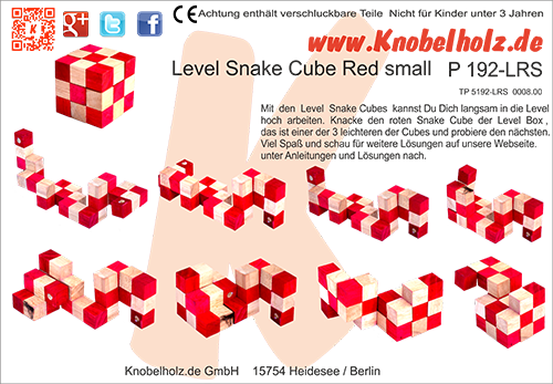 węża sześcian poziom pudełko rozwiązanie dla czerwonego kostka węża jako download