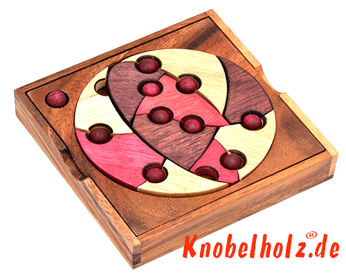 Lösungen Holzpuzzle für 2D Puzzle in Samanea Holz
