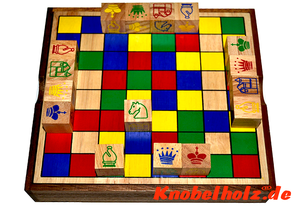 Ajongoo Spielvariante mit ersten Zug des roten Spielers