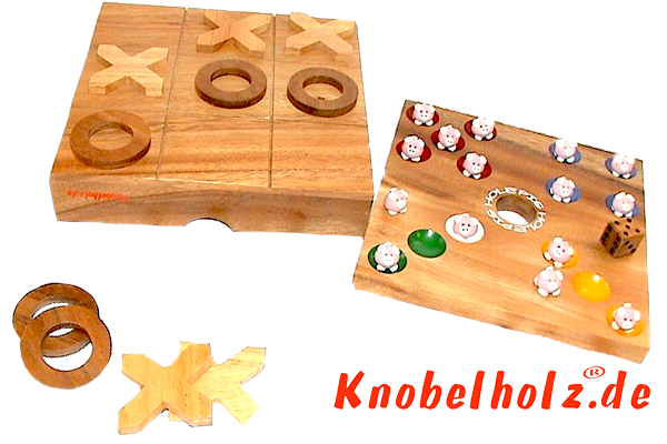 Schweinchenspiel Pig Hole und Tic tac Toe für bis zu 6 Spieler mit 60 Schweinchen für die ganze Familie ein riesen Spass...
