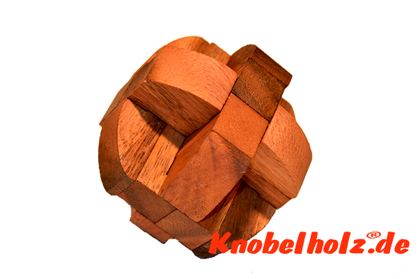 Diamond Cube Gara Interlock Holzpuzzle mit Teilen aus Holz, 3D Puzzle, Geduld Puzzle, Denkspiel in den Maßen 5,8 x 5,8 x 5,8 cm, samanea brain teaser puzzle