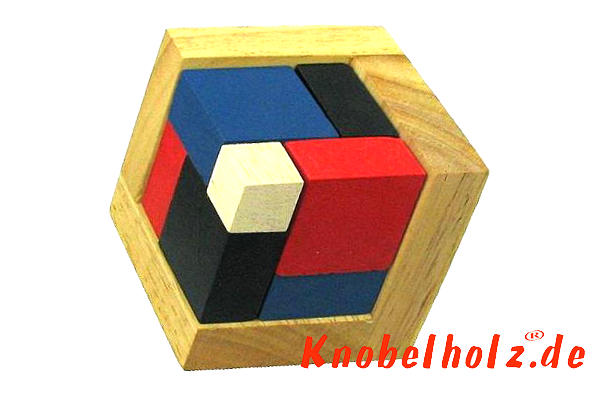 Die 4 D Puzzle Box von knobelholz ist was für thinking out of the box brain teaser