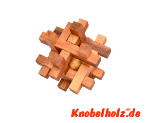 Tavor Holzpuzzle small Knobelspiel, Interlock Puzzle aus Holz, Samanea wooden