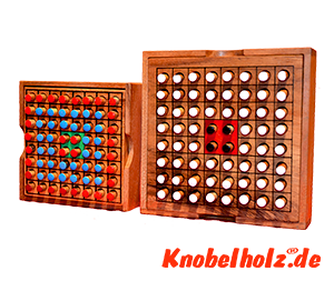 Othello Obversi large Strategiespiel das Beste Strategie Spiel für 2 Spieler aus Holz in den Maßen 13,5 x 13,5 x 3,2 cm, othello logic samanea wooden game