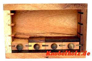 Apotheker Schrank Puzzle Holz Schrank mit den Maßen 14,2 x 10,4 x 4,3 cm samanea wooden brain teaser