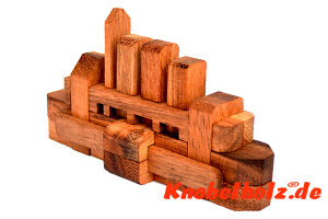 Titanic Schiff 3D Holzpuzzle Kinderpuzzle ship wooden, IQ Puzzle, Geduld Puzzle, Denkspiel in den Maßen 12,5 x 4,2 x 6,8 cm, samanea brain teaser puzzle